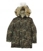 WOOLRICH×Aime Leon Doreウールリッチ×エメ レオン ドレ）の古着「CAMO JQD PARKA」｜ベージュ