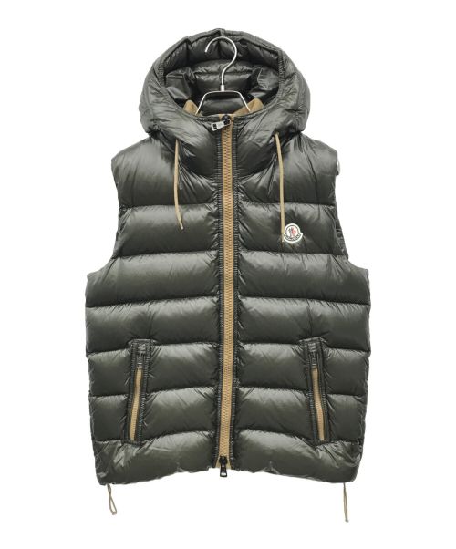 MONCLER（モンクレール）MONCLER (モンクレール) ダウンベスト グリーン サイズ:2の古着・服飾アイテム