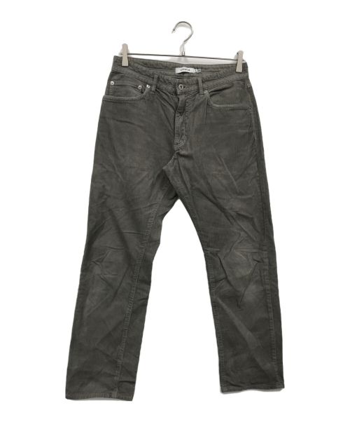 nonnative（ノンネイティブ）nonnative (ノンネイティブ) DWELLER 5P JEANS 03 COTTON CORD OVERDYED グレー サイズ:1の古着・服飾アイテム