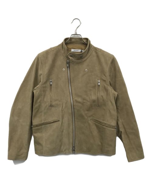 nonnative（ノンネイティブ）nonnative (ノンネイティブ) RIDER BLOUSON COW LEATHER by ECCO ベージュ サイズ:3 未使用品の古着・服飾アイテム