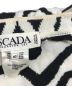 中古・古着 ESCADA (エスカーダ) ゼブラ柄ニット ホワイト サイズ:40：6000円