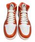 中古・古着 NIKE (ナイキ) AIR JORDAN MID ホワイト×オレンジ サイズ:28：10000円