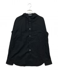 COMME des GARCONS HOMME DEUX (コムデギャルソン オム ドゥ) シャツパーカー ブラック サイズ:S