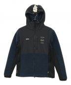 F.C.R.B.エフシーアールビー）の古着「POLARTEC FLEECE HYBRID BLOUSON」｜ネイビー