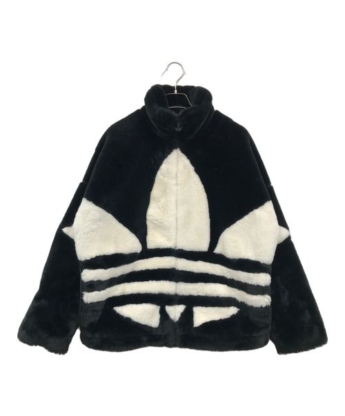 adidas（アディダス）adidas (アディダス) FUR JACKET ブラック サイズ:Mの古着・服飾アイテム