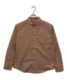 SUPREME（シュプリーム）の古着「モノグラムシャツ」｜オレンジ