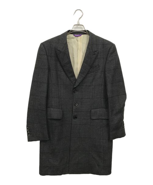 Paul Smith COLLECTION（ポールスミス コレクション）Paul Smith COLLECTION (ポールスミス コレクション) ウールカシミヤコート グレー サイズ:Mの古着・服飾アイテム