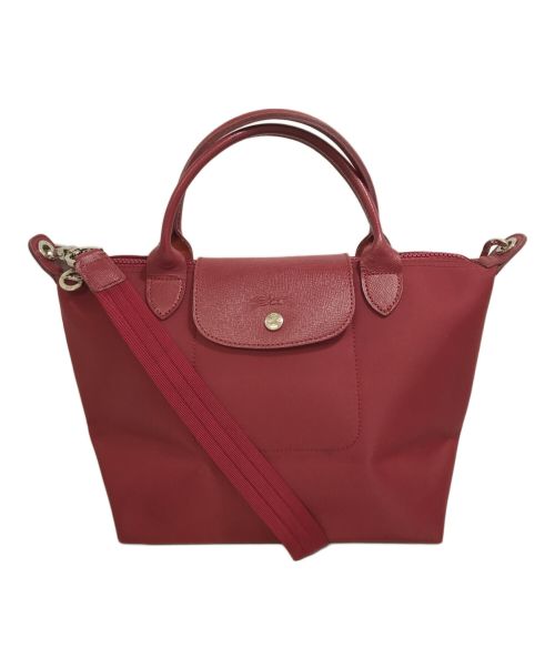 LONGCHAMP（ロンシャン）LONGCHAMP (ロンシャン) ハンドバッグ レッドの古着・服飾アイテム