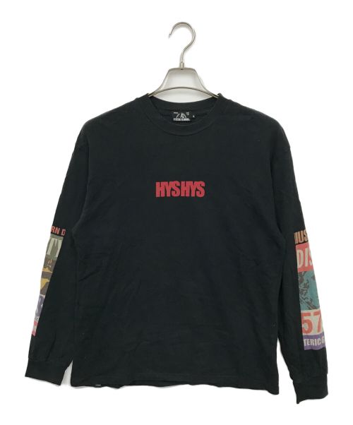 Hysteric Glamour（ヒステリックグラマー）Hysteric Glamour (ヒステリックグラマー) ロングスリーブカットソー ブラック サイズ:Mの古着・服飾アイテム