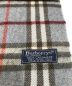 Burberry's (バーバリーズ) カシミヤマフラー グレー：5000円