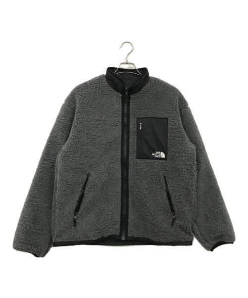 THE NORTH FACE（ザ ノース フェイス）THE NORTH FACE (ザ ノース フェイス) リバーシブルエクストリームパイルジャケット グレー×ブラック サイズ:Mの古着・服飾アイテム