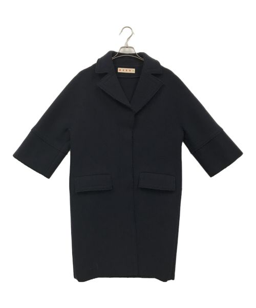 MARNI（マルニ）MARNI (マルニ) チェスターコート ネイビー サイズ:38の古着・服飾アイテム