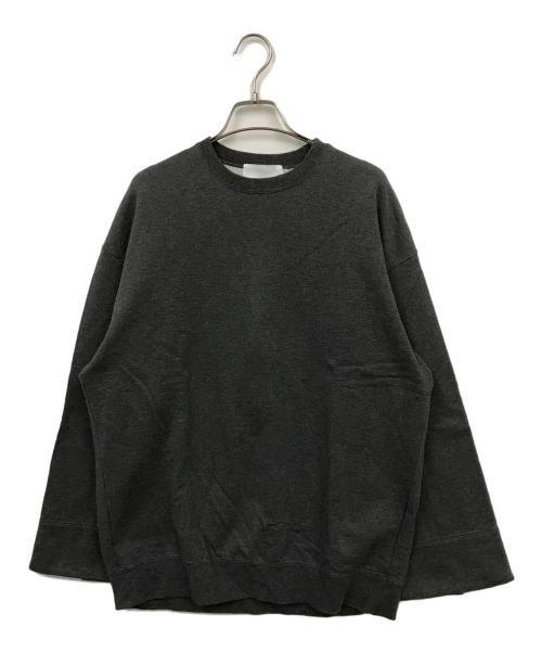 Graphpaper（グラフペーパー）Graphpaper (グラフペーパー) Ultra Compact Terry Crew Neck グレー サイズ:Fの古着・服飾アイテム