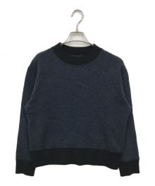 MHL（エムエイチエル）の古着「MELANGE WOOL COTTON/ニット」｜ブルー