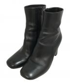 PELLICOペリーコ）の古着「SEMI SQUARE TOE SHORT BOOTS」｜ブラック