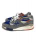 NEW BALANCE (ニューバランス) ローカットスニーカー グレー×ブルー サイズ:25：8000円