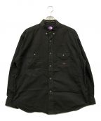 THE NORTH FACEザ ノース フェイス）の古着「Lightweight Twill B.D. Work Shirt」｜グレー