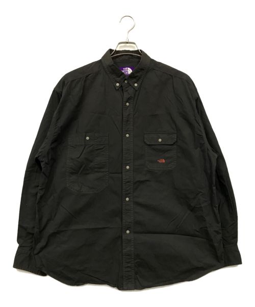 THE NORTH FACE（ザ ノース フェイス）THE NORTH FACE (ザ ノース フェイス) Lightweight Twill B.D. Work Shirt グレー サイズ:Lの古着・服飾アイテム