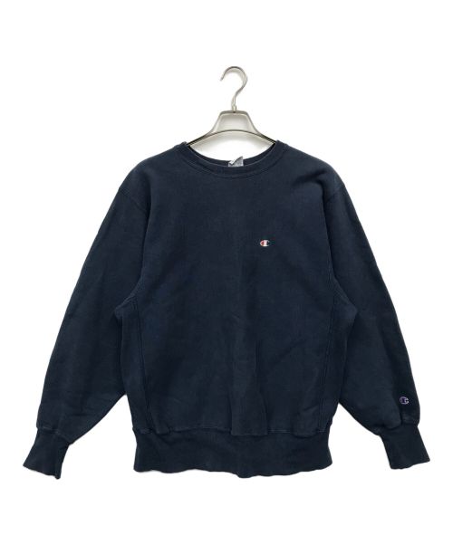 Champion REVERSE WEAVE（チャンピオン リバース ウィーブ）Champion REVERSE WEAVE (チャンピオン リバース ウィーブ) スウェット ネイビー サイズ:Lの古着・服飾アイテム