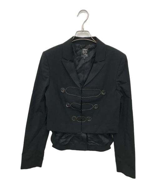 ALEXANDER McQUEEN（アレキサンダーマックイーン）ALEXANDER McQUEEN (アレキサンダーマックイーン) ナポレオンジャケット ブラック サイズ:40の古着・服飾アイテム