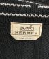 中古・古着 HERMES (エルメス) ジップニットカーディガン ブラック サイズ:M：30000円