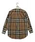 BURBERRY LONDON (バーバリーロンドン) ノバブロックチェックシャツ ブラウン サイズ:38：25000円