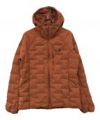 MOUNTAIN HARD WEARマウンテンハードウェア）の古着「Stretchdown Hooded Jacket」｜ブラウン