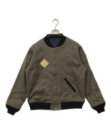 WAREHOUSE×JOHN GLUCKOW（ウエアハウス×ジョン グラッコー）の古着「リバーシブルカデットバーシティジャケット」｜グレー