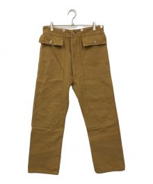 WAREHOUSE（ウエアハウス）の古着「BROWN DUCK DOUBLE WORK PANTS」｜ブラウン