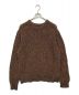 stussy（ステューシー）の古着「2 Tone Loose Gauge Sweater」｜ブラック×オレンジ