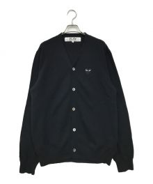 PLAY COMME des GARCONS（プレイ コムデギャルソン）の古着「カーディガン」｜ブラック