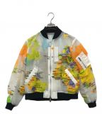 sacaiサカイ）の古着「WORLD MAP BLOUSON」｜ホワイト