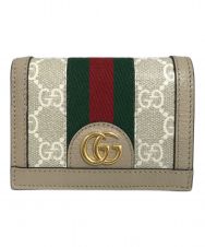 GUCCI (グッチ) コンパクトウォレット ベージュ