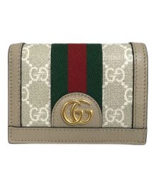 GUCCI（グッチ）の古着「コンパクトウォレット」｜ベージュ