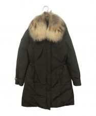 WOOLRICH (ウールリッチ) ダウンファーコート ブラウン サイズ:M