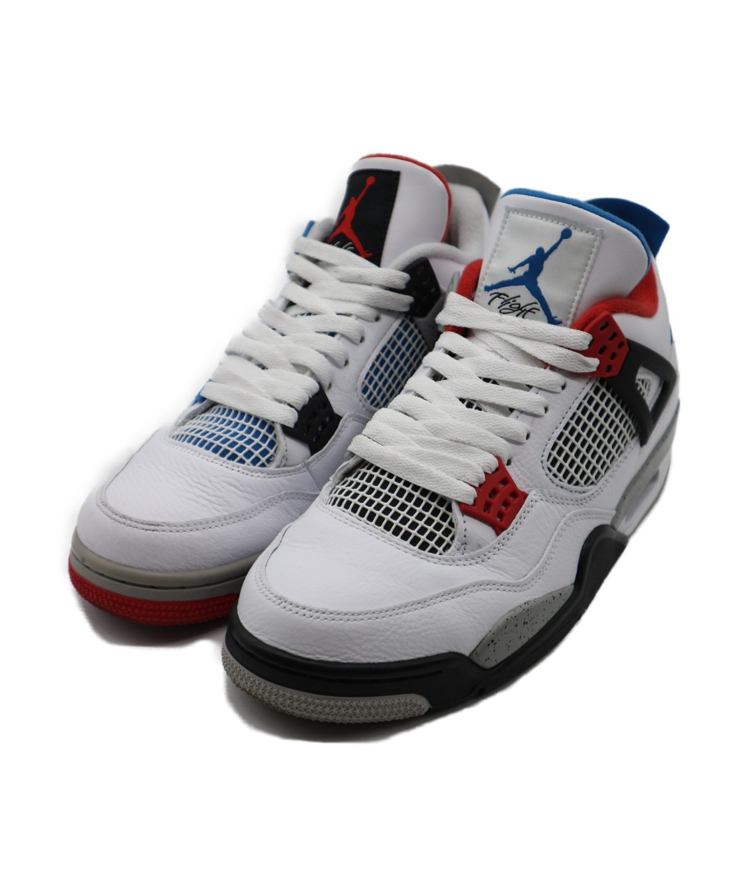 NIKE (ナイキ) AIR JORDAN 4 RETRO SE ホワイト×グレー サイズ:27