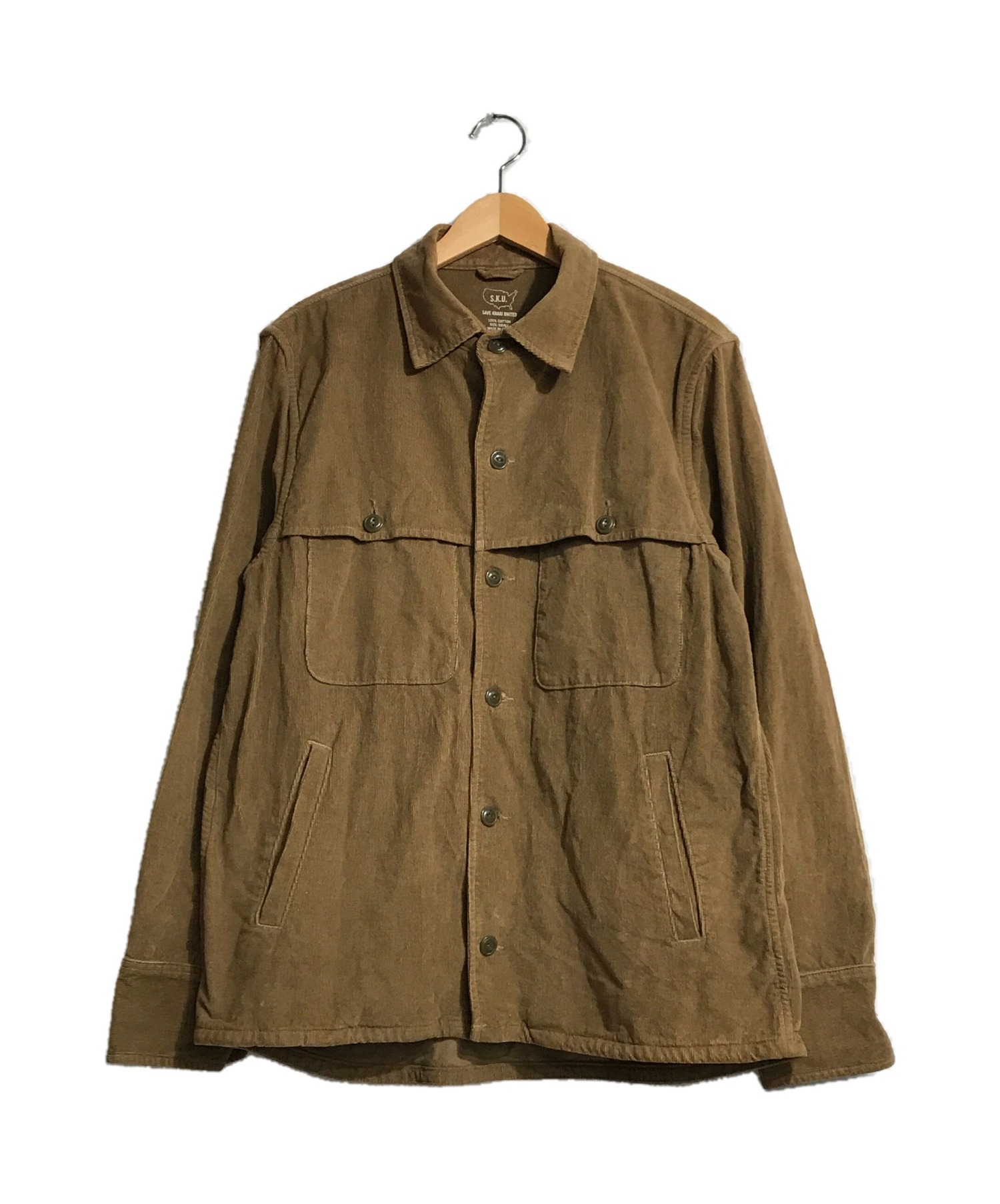 中古 古着通販 Save Khaki United セーブカーキユナイテッド 18 Wale Corduroy Shirt Jacket ベージュ サイズ S ブランド 古着通販 トレファク公式 Trefac Fashion