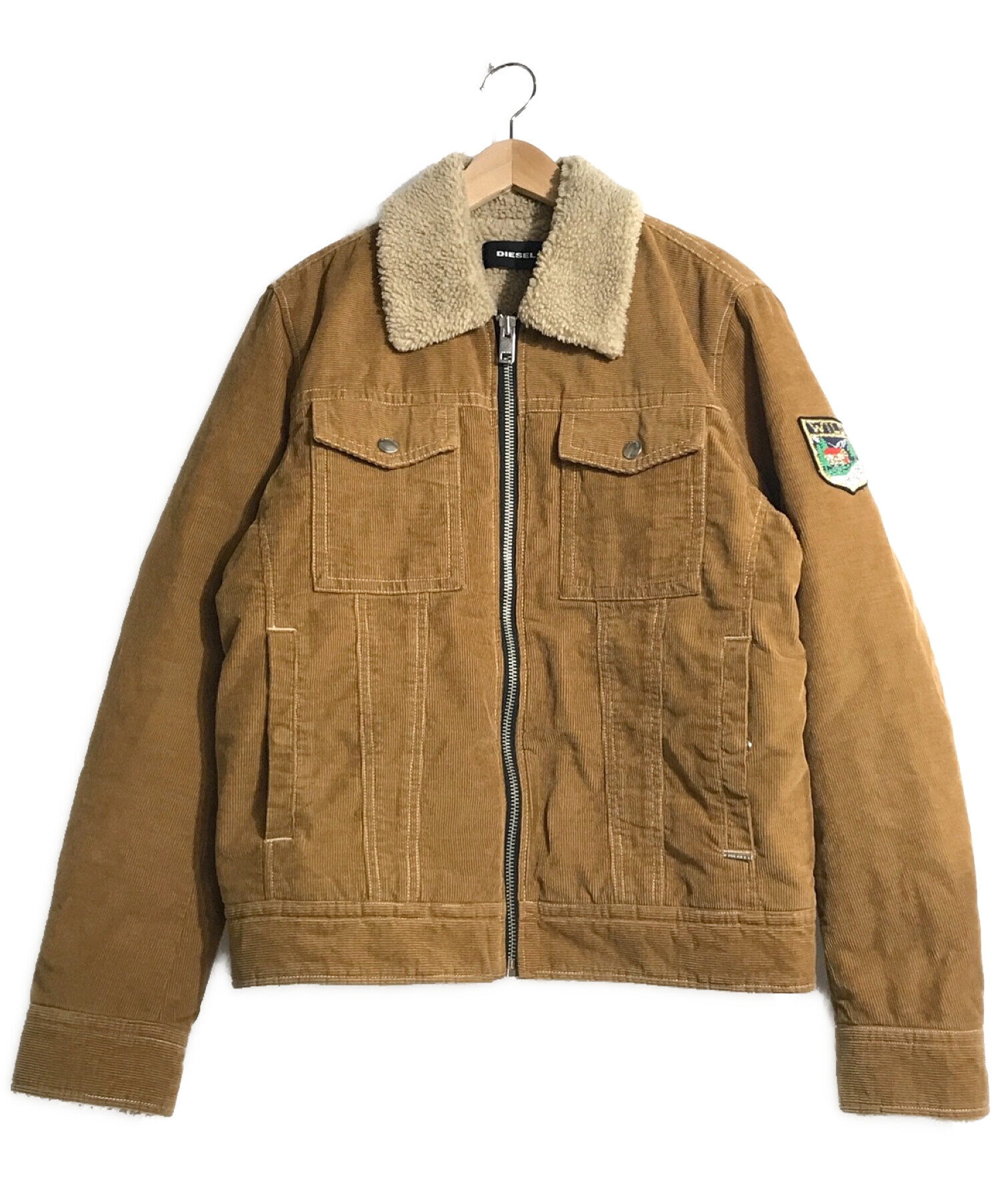 さらに値下げしました！)(新品)Diesel デニム ボア ジャケット