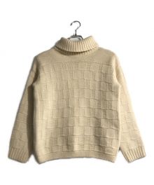 GUERNSEY WOOLLENS（ガンジーウーレンズ）の古着「タートルネックニット」｜ホワイト