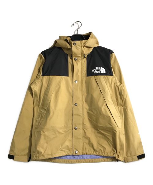 THE NORTH FACE（ザ ノース フェイス）THE NORTH FACE (ザ ノース フェイス) マウンテン レインテックス ジャケット ベージュ×ブラック サイズ:Sの古着・服飾アイテム