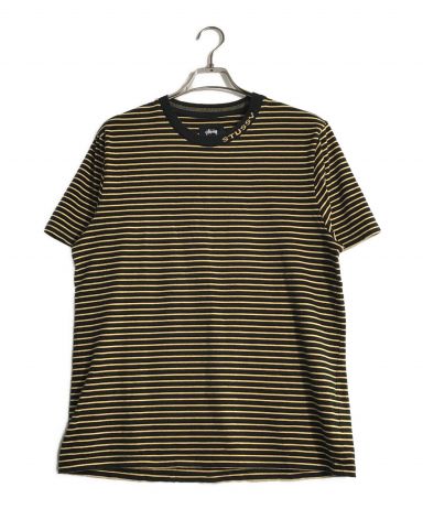 【中古・古着通販】stussy (ステューシー) ボーダーTシャツ イエロー