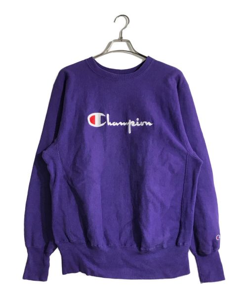 Champion REVERSE WEAVE（チャンピオンリバースウィーブ）Champion REVERSE WEAVE (チャンピオンリバースウィーブ) 90'sリバースウィーブスウェット パープル サイズ:Lの古着・服飾アイテム