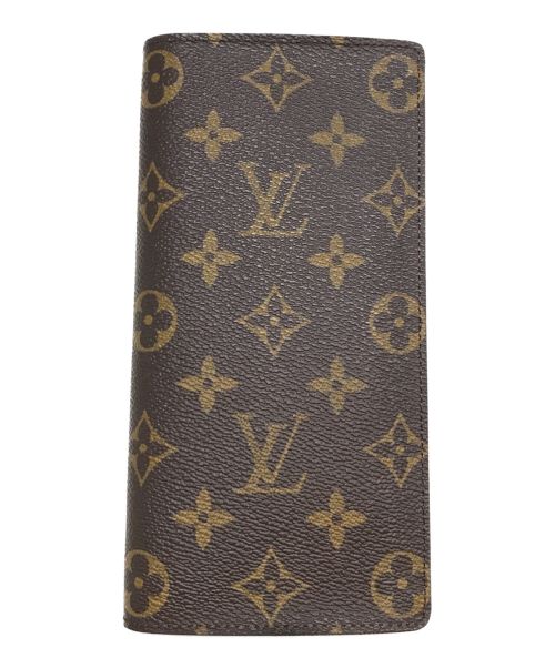 LOUIS VUITTON（ルイ ヴィトン）LOUIS VUITTON (ルイ ヴィトン) 長財布/ポルトフォイユ ブラザ ブラウンの古着・服飾アイテム