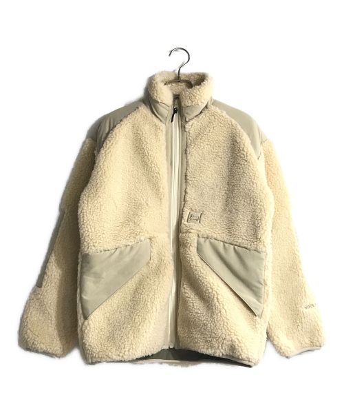 WOOLRICH（ウールリッチ）WOOLRICH (ウールリッチ) パイルフリースジャケット アイボリー サイズ:S 未使用品の古着・服飾アイテム