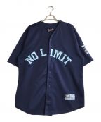 NO LIMIT SOLDIERS GEARノーリミットソルジャーギア）の古着「ベースボールシャツ」｜ブルー