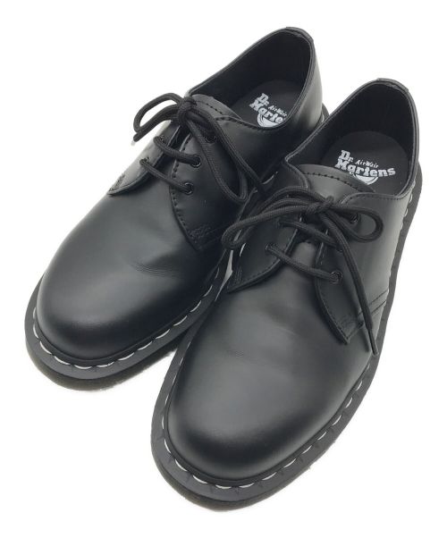 Dr.Martens（ドクターマーチン）Dr.Martens (ドクターマーチン) 3ホールレザーシューズ ブラック サイズ:UK8の古着・服飾アイテム