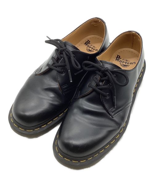 Dr.Martens（ドクターマーチン）Dr.Martens (ドクターマーチン) 3ホールレザーシューズ ブラック サイズ:UK7の古着・服飾アイテム