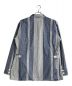 Engineered Garments (エンジニアド ガーメンツ) チェックシャツジャケット ブルー×ホワイト サイズ:M：7800円