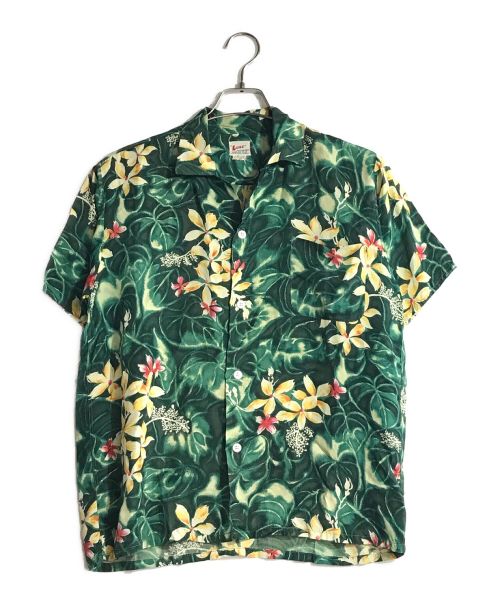 LUAU（ルアウ）LUAU (ルアウ) アロハシャツ グリーン サイズ:不明の古着・服飾アイテム