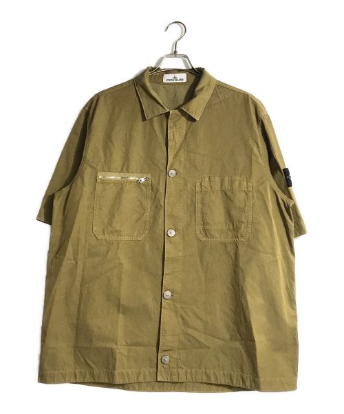 STONE ISLAND（ストーンアイランド）STONE ISLAND (ストーンアイランド) オーバーワークシャツ ベージュ サイズ:XLの古着・服飾アイテム